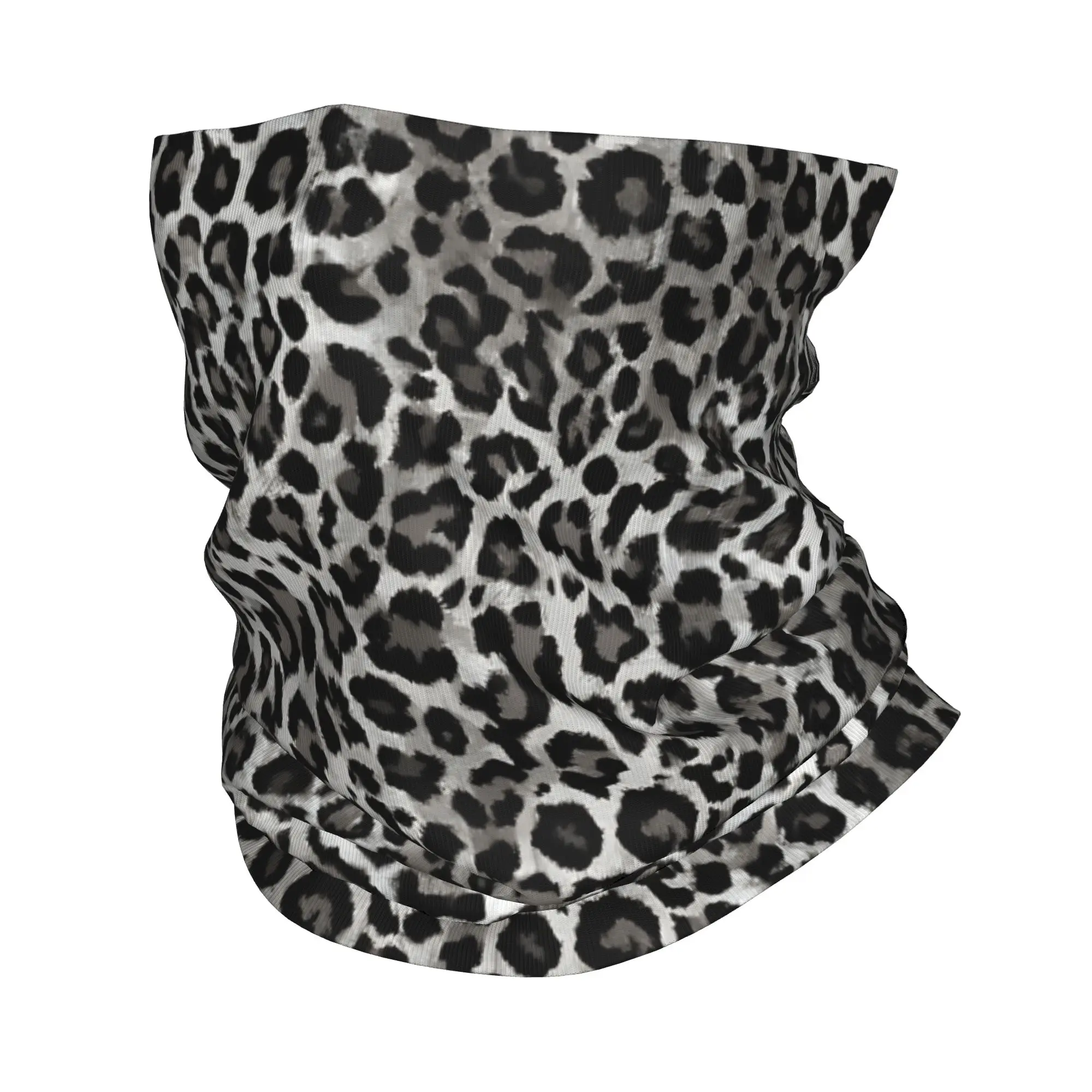 Wild Leopard Print Balaclava  Hiking Camping Face Cover Mask Women Vintage Anti-UV Bicycle Mask Seamless Soft Scarf Bandana