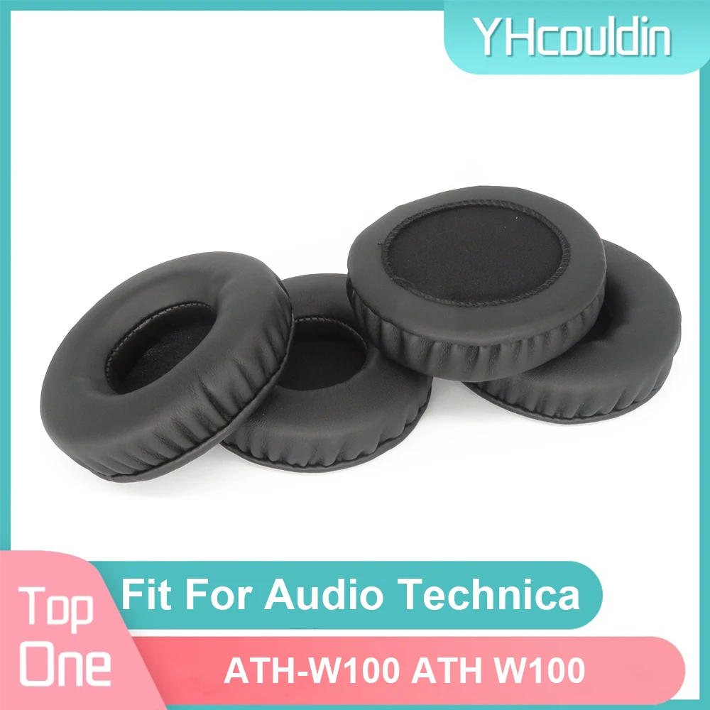 アームパッド-オーディオテクニカATH-W100用ヘッドフォン,ソフトパッド,フォーム,ブラック