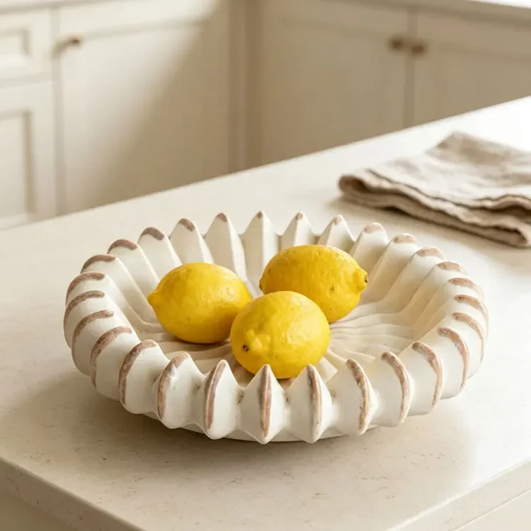 Irregular Art Fruit Plate Storage Tray Geometric Shell Tray Desktop Storage Container Trinket Dish Jewelry Dish Trays Decorative