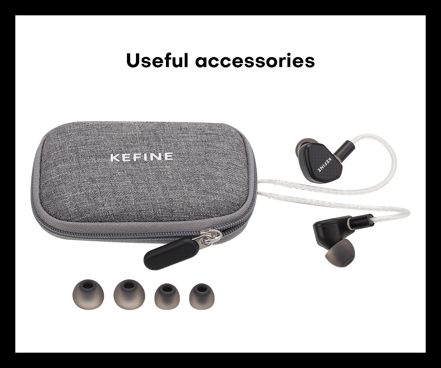 Kefine Klean 10 mm DLC-Membran-Kopfhörer mit dynamischem Treiber, HiFi-IEM-Kopfhörer mit hochreinem versilbertem Kupferdraht für sauberes Signal – Detail 10