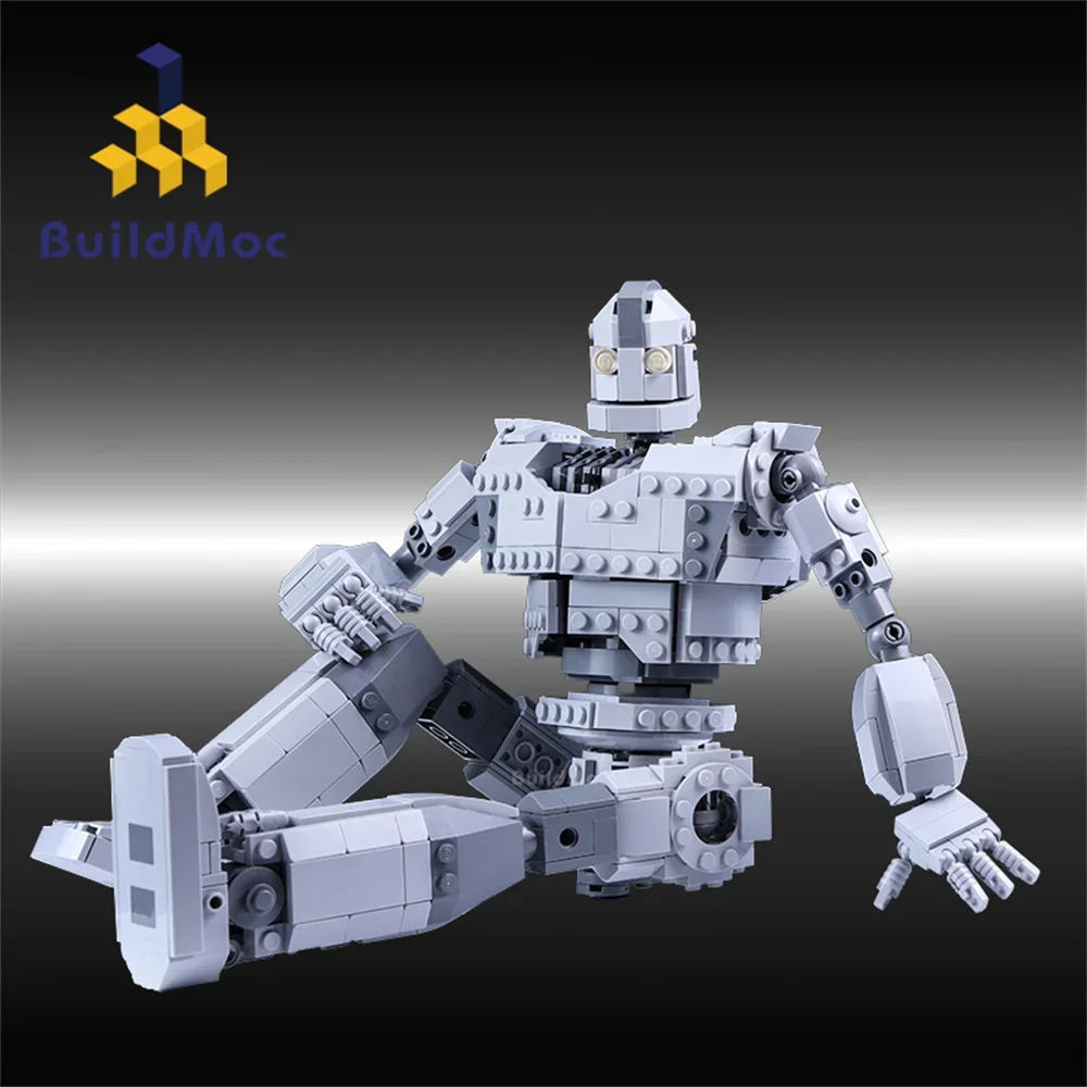 MOC The Irons Robot Giants Model Building Blocks Classic Ideas Movie Figure Robot Mecha Bricks Toy For Childrens Birthday Gift