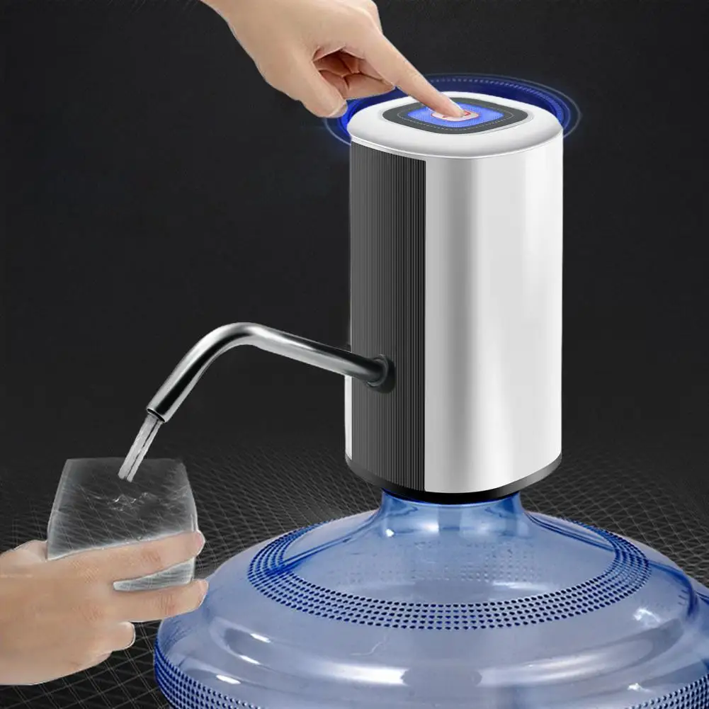 Usb Rechargeable Water Pump Long-lasting Battery Water Pump Electric Automatic Drinking Water Dispenser for 5 Gallon for Home