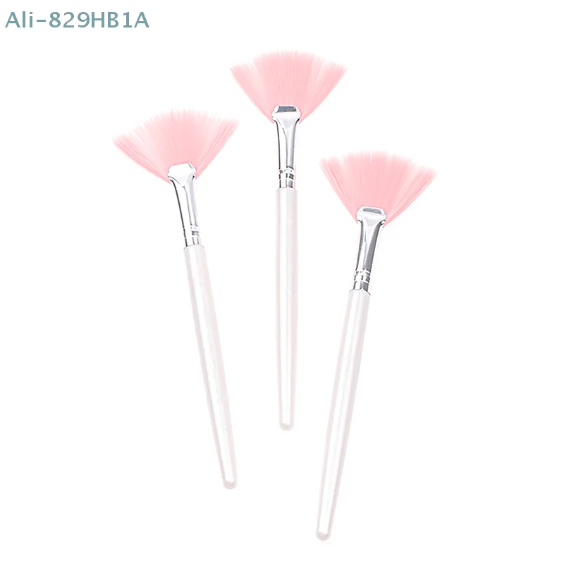 Facial Skin Care Brush Fan Shaped Facial Makeup Mask Brush Soft Bristle Cosmetic Brush Beauty Salon Supplies Spa Beauty Tools