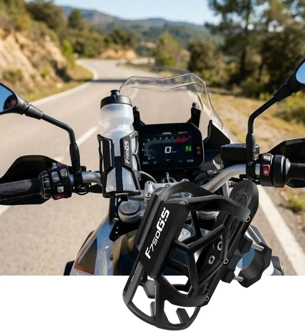 دراجة نارية كأس الماء حامل لسيارات BMW F750GS F 750GS F750 GS F750-GS 2020 2021 F750GS عالية الجودة دراجة نارية حامل أكواب الماء #1