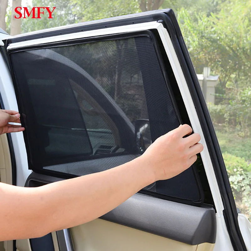 Customized Sunshade For Volkswagen VW Tiguan MK2 2016-2021 5 Seats Magnetic Sunscreen Sunshield Car Side Window Mesh Curtains