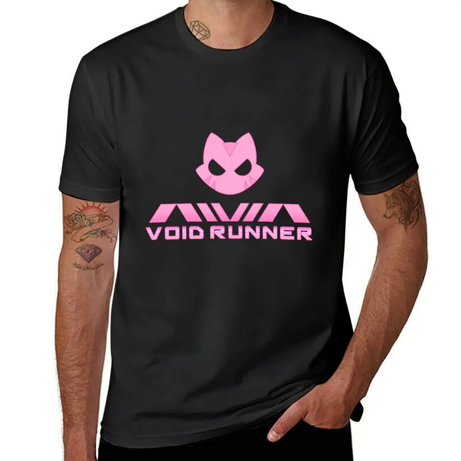 Void Runner (Melanie) logo T-Shirt vintage plain men clothings