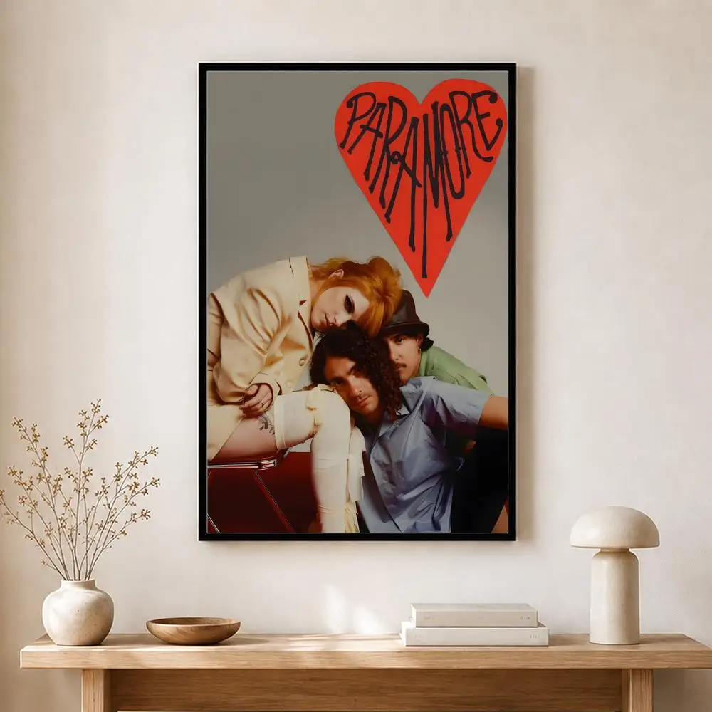Band Paramore Poster, selbstklebender, wasserfester Kunstdruck, Aufkleber für Café, Bar, Zimmer, Wanddekoration – Detail 20