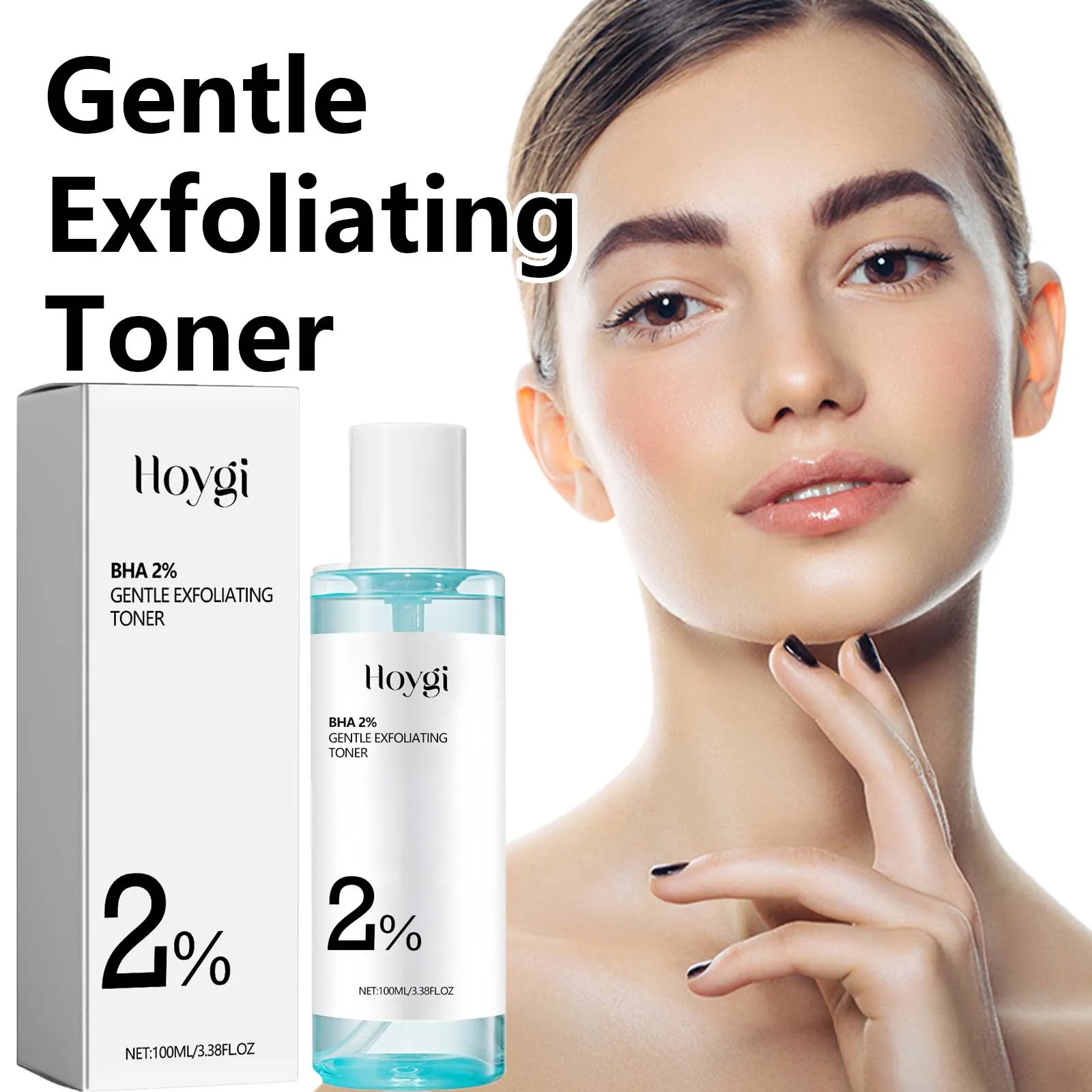 

BHA 2% Gentle Exfoliating Toner Skin Barrier Repair & Redness Relief Fade Dark Spots Acne Mark Even Skin Tone Refreshing Facial