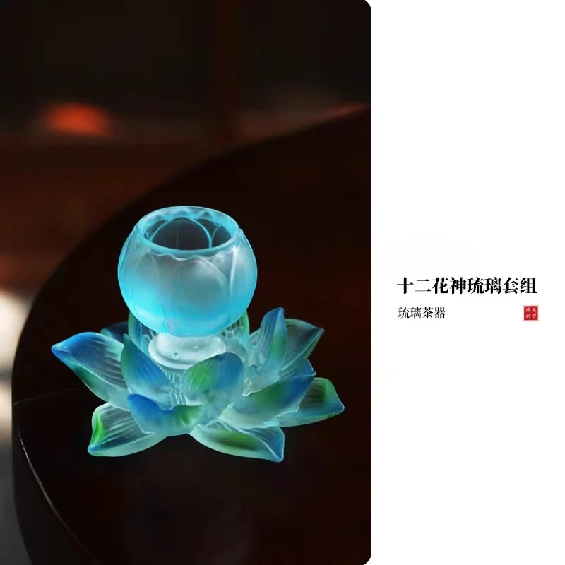 Jingdezhen Xinyuantang Glazed Twelve Flower God Set Glazed Cup Tea Cup Master Cup Teacup