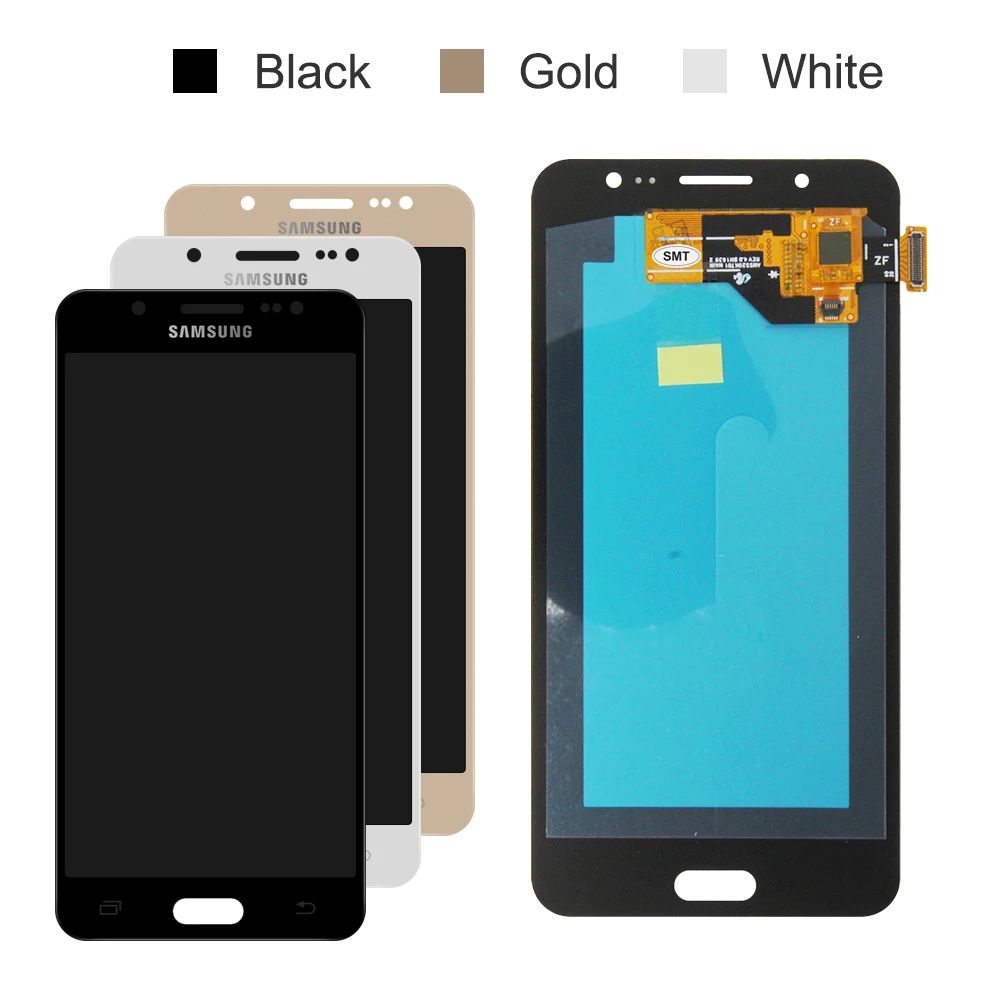 100% Amoled J510 LCD For Samsung J5 2016 J510 Display J510F J510FN J510M Touch Screen Digitizer Assembly Replacement