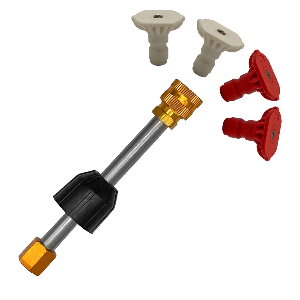 Car Washer Extension Pressure Spray Lance Secure Adapter Versatile Compatibility Pressure Washer Hose Adapter Connector