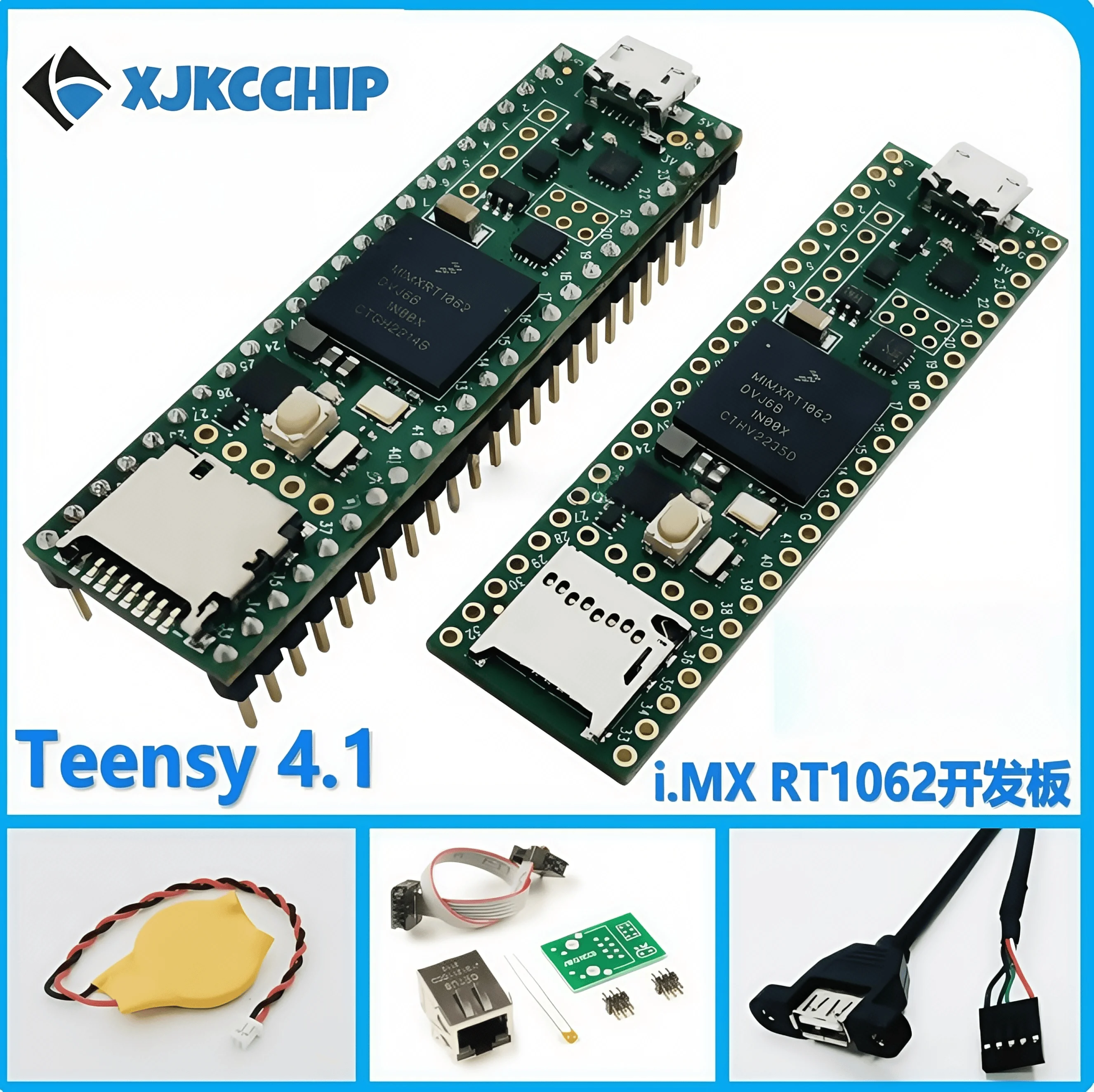 Teensy 4.1 Headers PJRC DEV-16771 16996 NXP iMXRT1062 مجلس التنمية العلامة التجارية الجديدة الأصلية #1