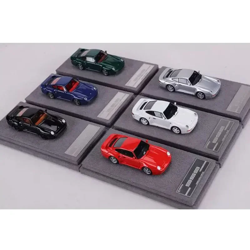 DaintyPower Model 1:64 Resin 959 Multi-color Two-door Car Model Toys Gifts Collection Adult Souvenir Decoration Static Display