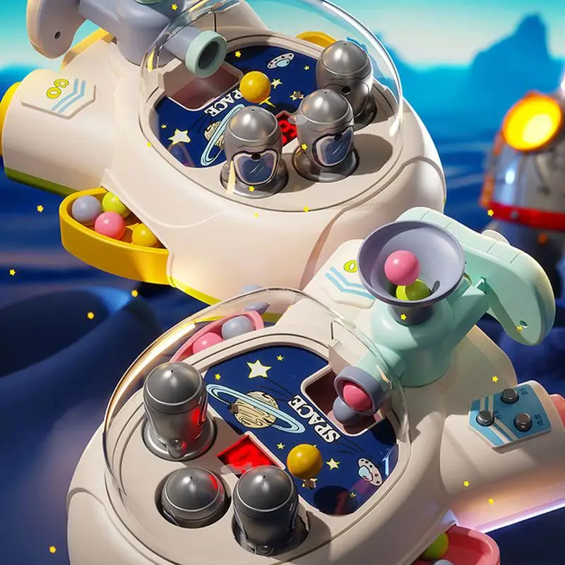 Macchina per flipper per bambini Gioco di flipper fai-da-te a forma di astronave Kit di costruzione di modelli puzzle Impara i concetti attraverso l'azione di gioco e