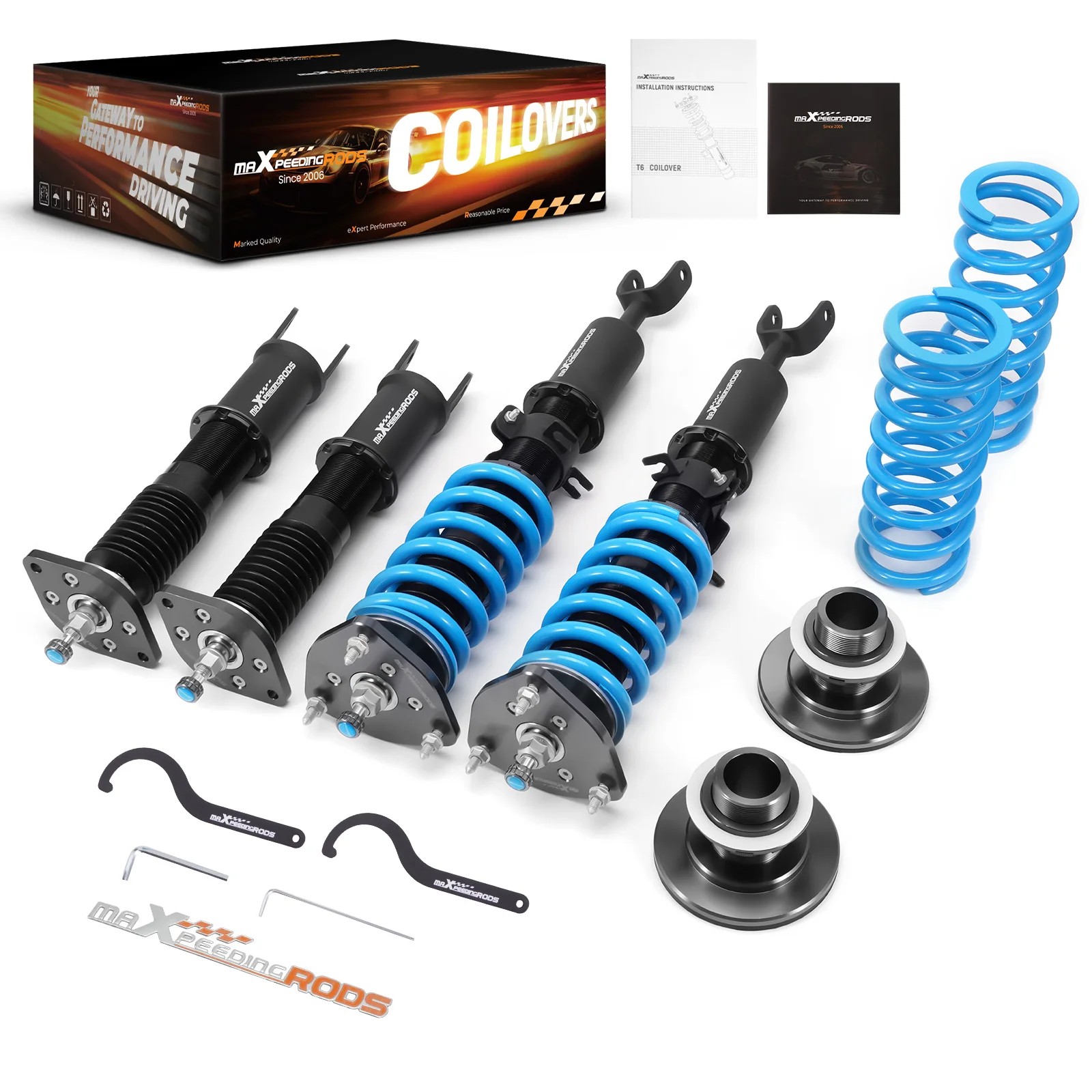 24 Way Damper Coilovers Shocks Suspension Kit For Nissan 350Z 2003-2008 RWD