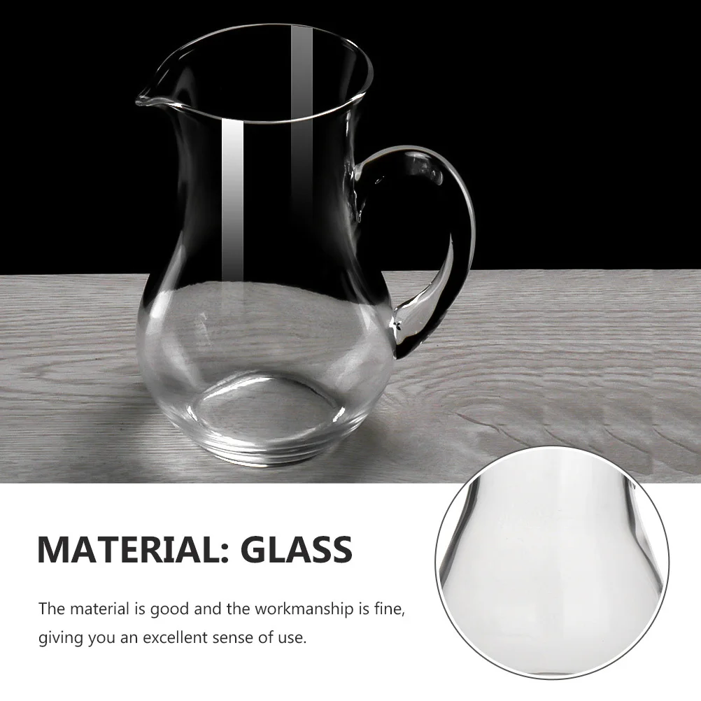 

Glass Wine Decanter Household Red Wine Bottle Large Capacity Liquor Pitcher Elegant Design Practical Functions Smooth Touch