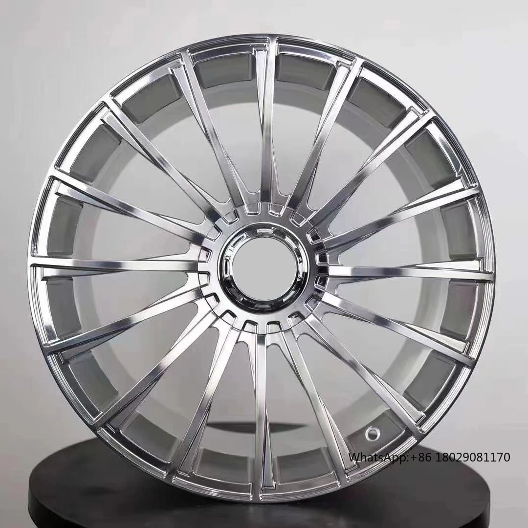 Luxury Racing Car Mercedes Refitting Forged Wheels 19-22 Inch 5x112 Hyper Silver Aviation Alloy Rims For W221 W222 W223 Wheel