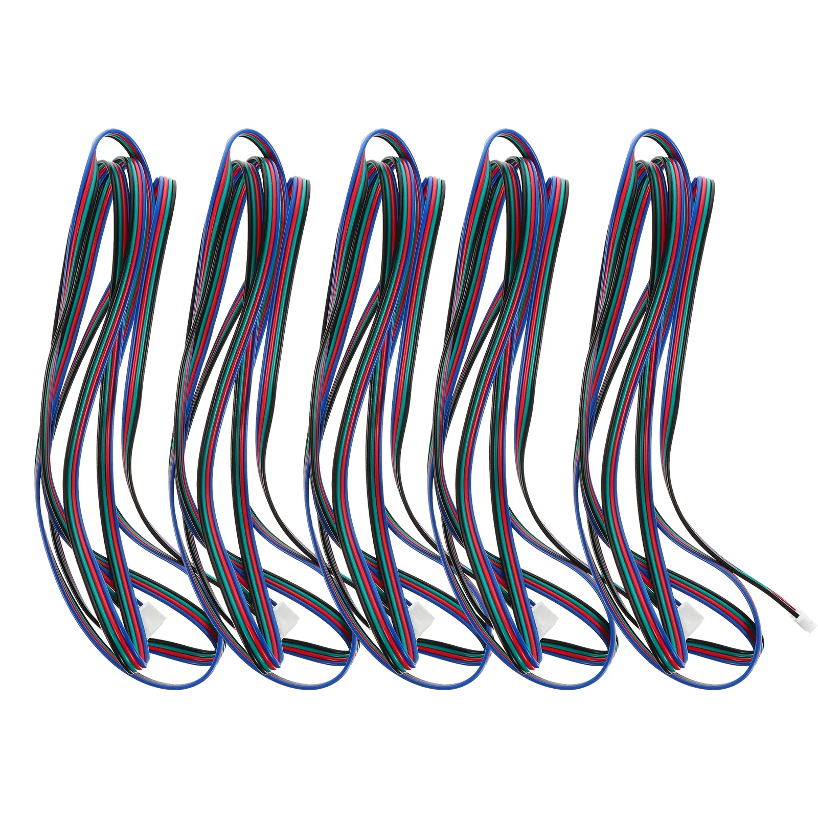 

5 шт. кабель шагового двигателя для 3D-принтера длиной 1,5 м на 6-контактный разъем двигателя точный дизайн Высокая проводимость провода 3D-принтера