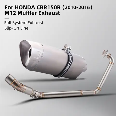 오토바이 배기 개조 연결 시스템 프론트 링크 파이프, CBR150 CBR125 CBR125R CB125R CBR150R CB150R 2015-2023 51mm