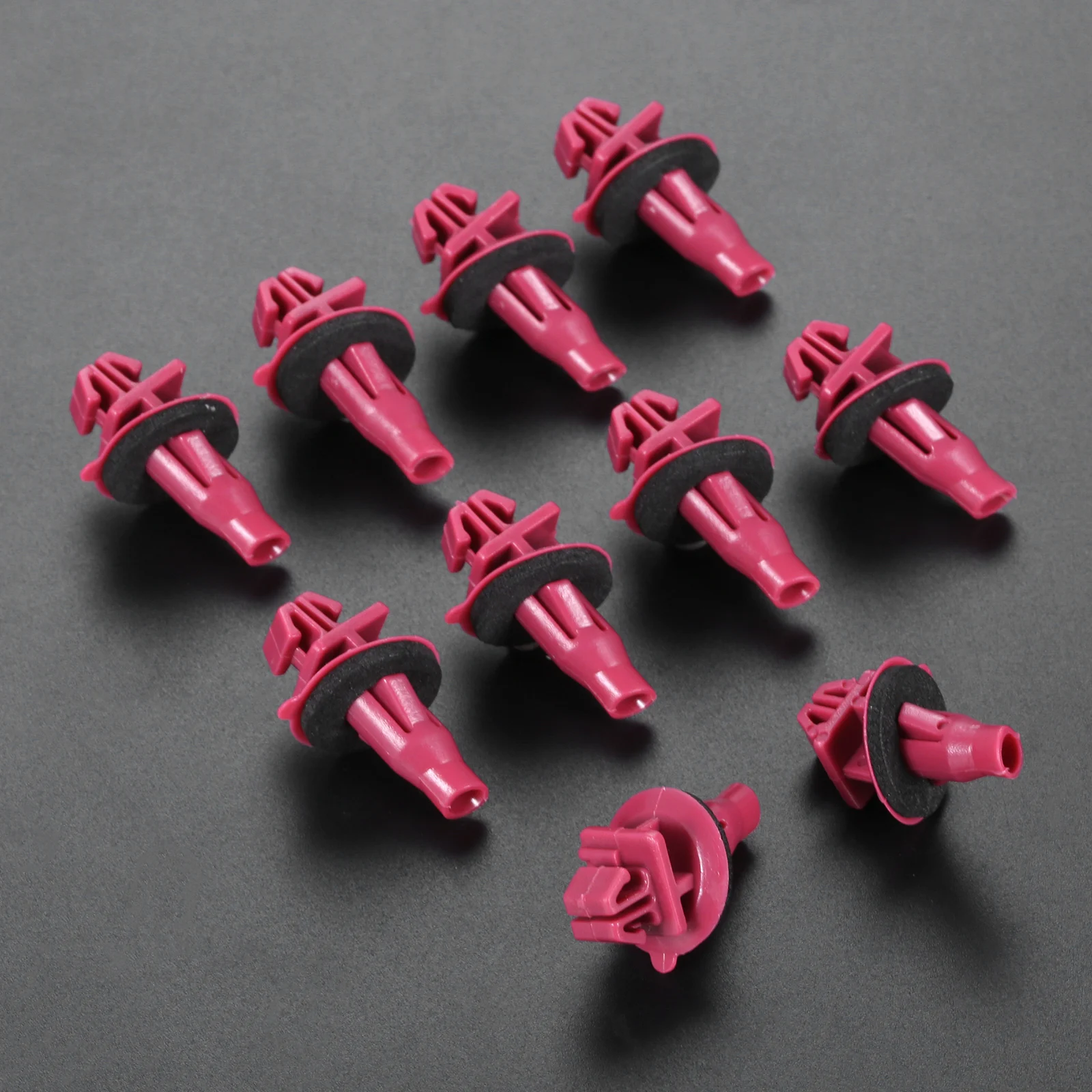 10Pcs Plastic Auto Fastener Clip Car Exterior Side Body Moulding Trim Clips for Toyota Land Cruiser Prado 75881-60010