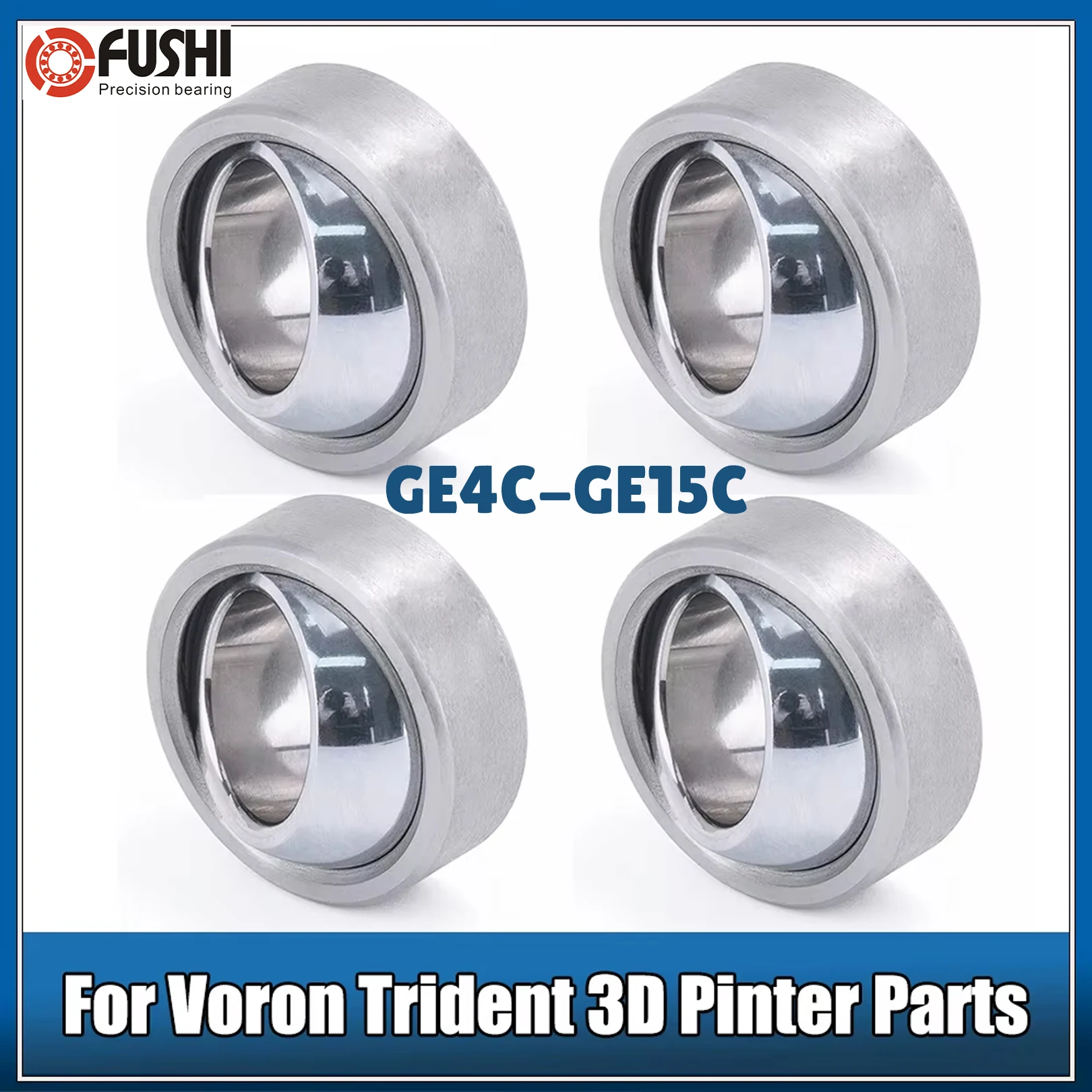 5PCS GE5C Self-lubricating Radial Spherical Plain Bearings GE4C GE6C GE8C GE10C 5*14*6mm For Voron 2.4 Trident 3D Pinter Parts