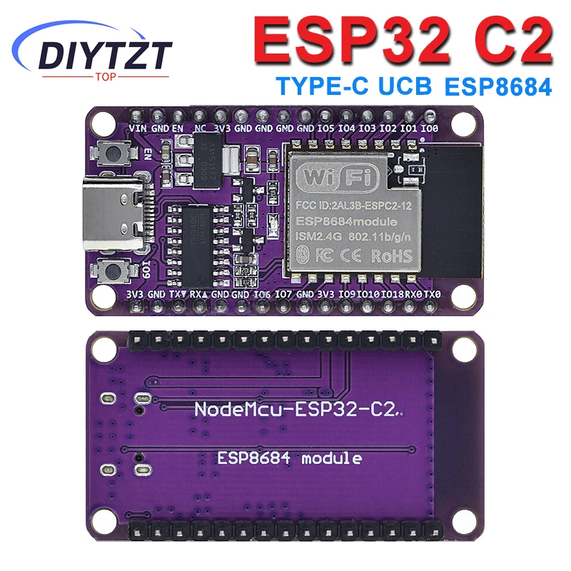 ESP8684 Development Board TYPE-C USB ESP32-C2 ESPC2-12 DevKit Serial CH340 WiFi+Bluetooth Dual Core Module For Arduino