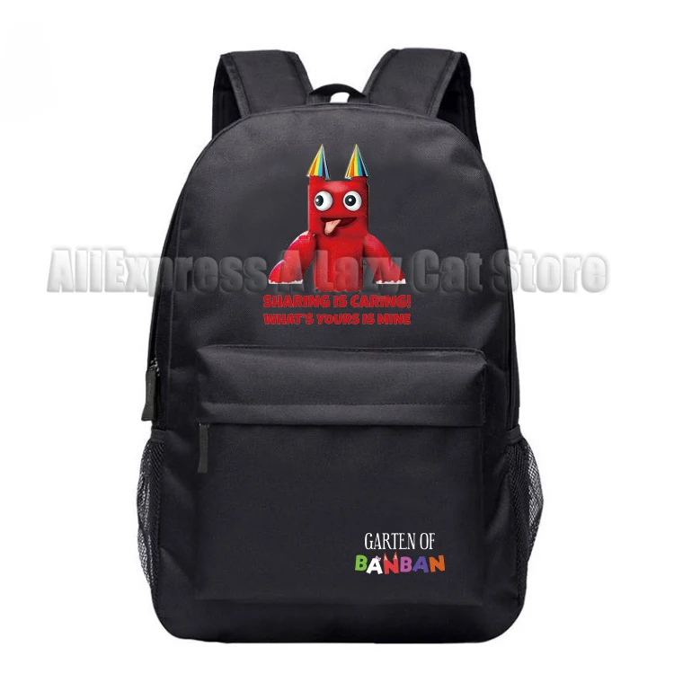 Sac à dos Garten of Banban Cartoon Horror Game pour enfants, cartable Kawaii pour filles et garçons, sac d'ordinateur pour étudiants, grand cadeau