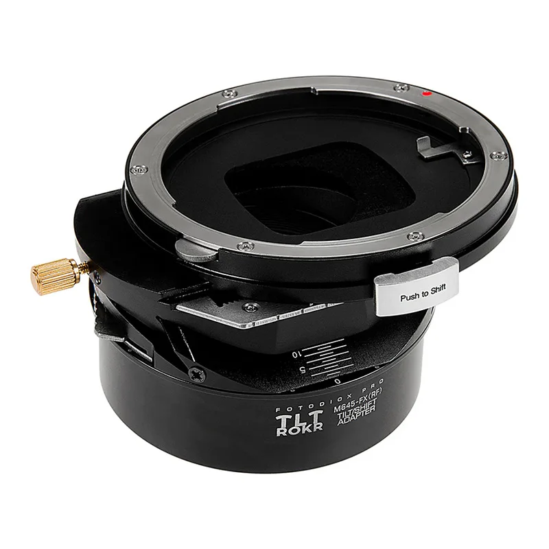 Fotodiox M645-FX TLT ROCK TILT/SHIFT Movements Lens Adapter For Mamiya 645 6x4.5 Mount Lens To Fujifilm X Mount Camera