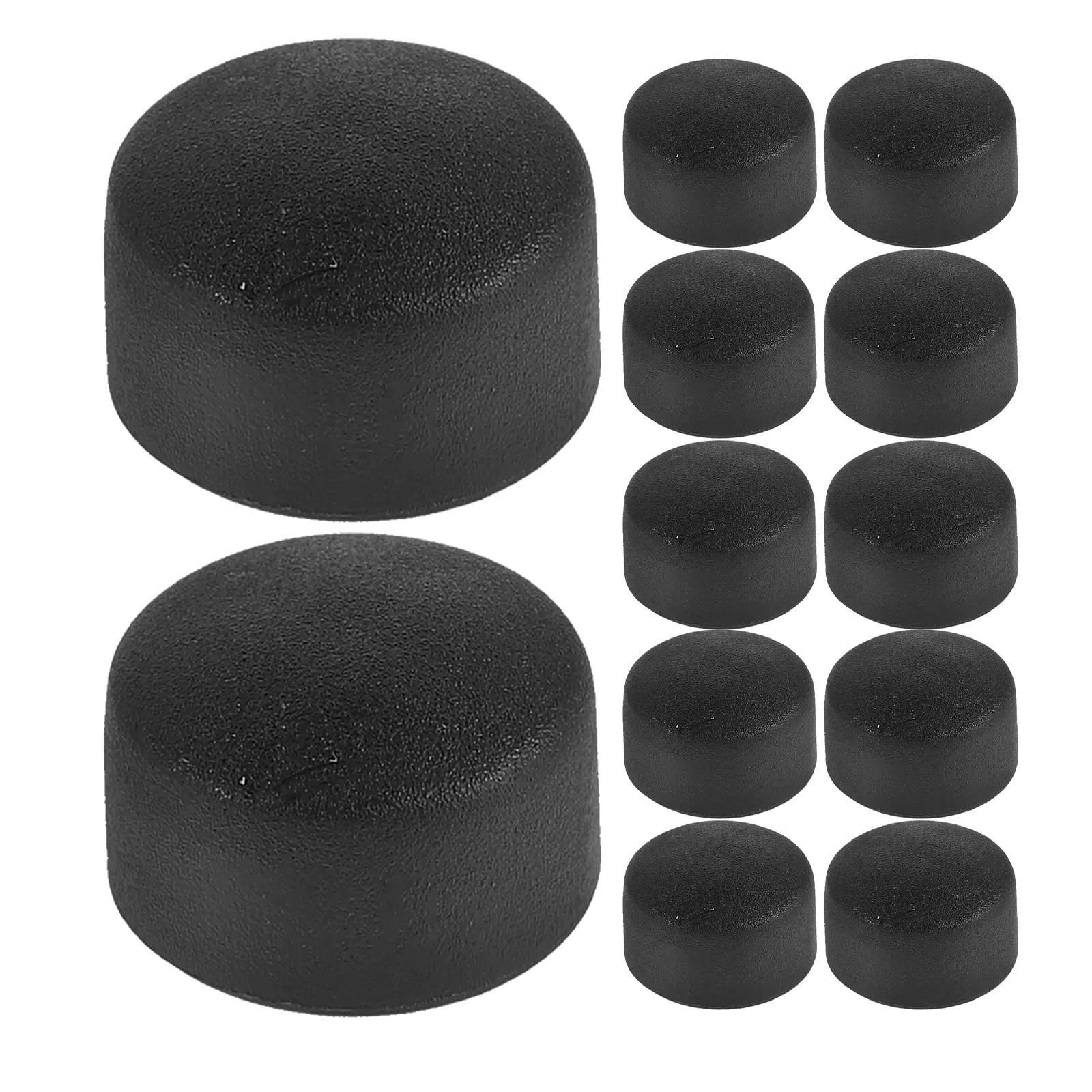 12Pcs Foosball Table Rod Covers Plastic End Caps for Tabletop Soccer Machines Enhanced Stability Safety Protection Replacement