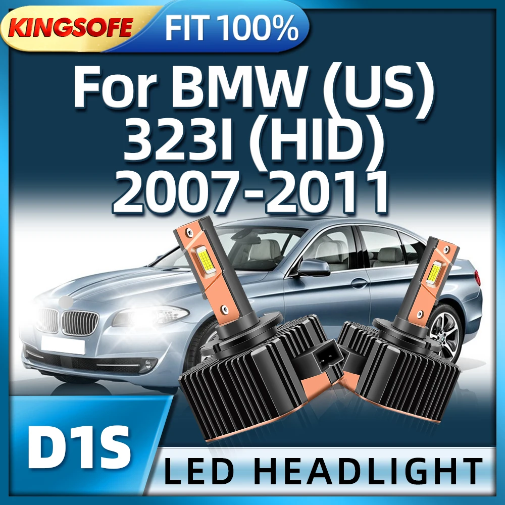 

KINGSOFE 30000LM 130W D1S Bulbs Car LED Headlights Auto Headlamp For BMW (US) 323I 2007 2008 2009 2010 2011