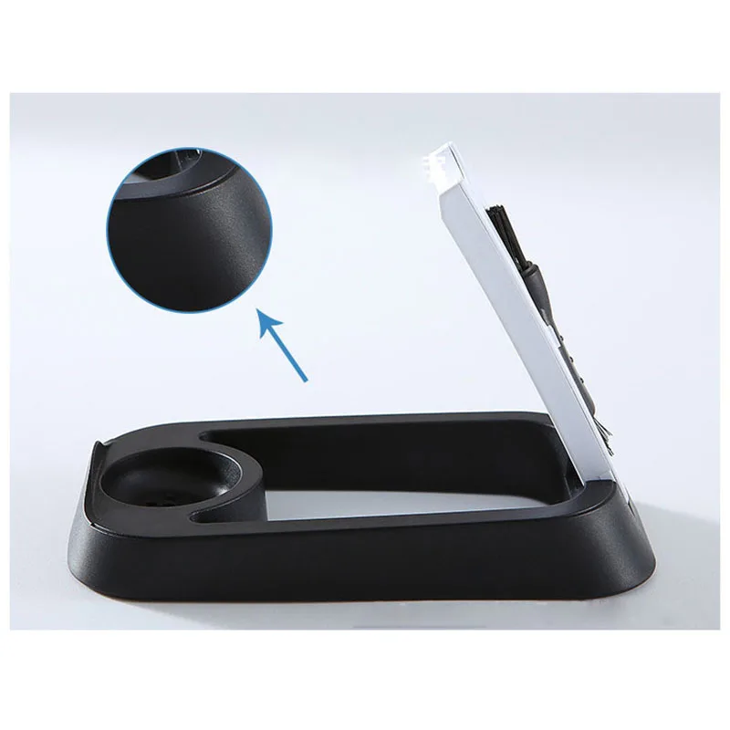 Electric Shaver Stand Holder Universal Razor Support Holder with Cleaning Brush Cleaner Holding Frame for Various Models image 2
