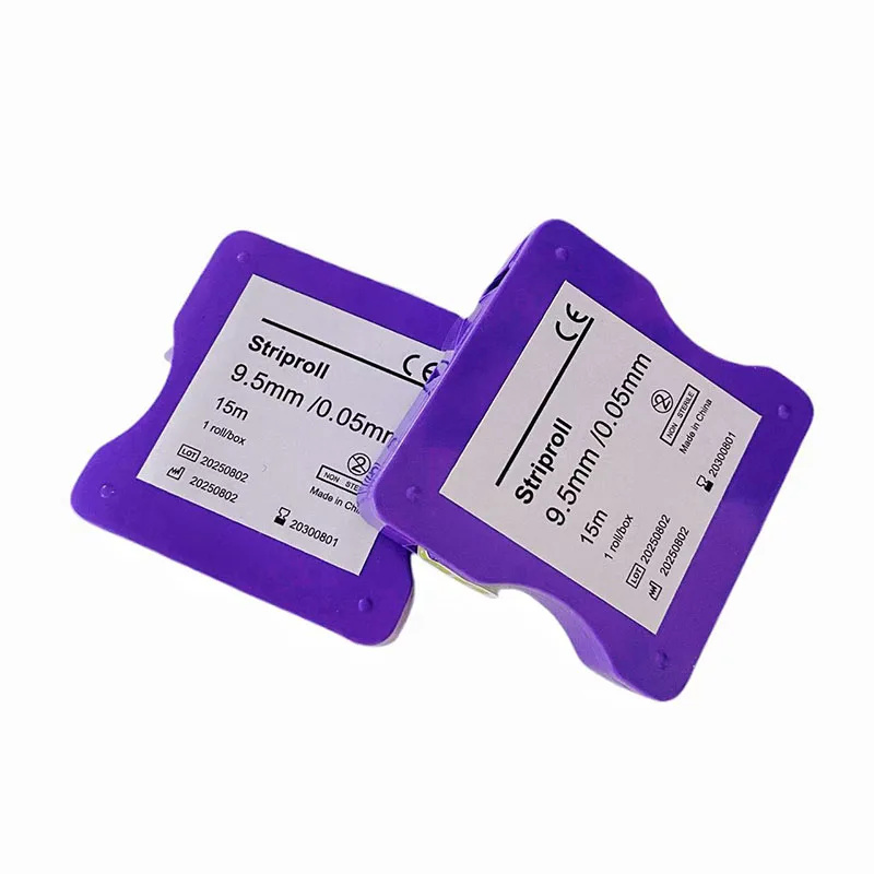 15m Dental Resin Strip Roll Dentistry Polyester Film Light Cured Molding Sheet Clear Matrix Bands Width:9.5mm Thickness 0.05mm view 6
