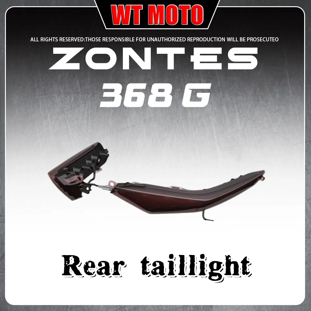 For ZONTES 368G scooter left and right turn signal rear tail light brake light assembly buffer glue original accessories