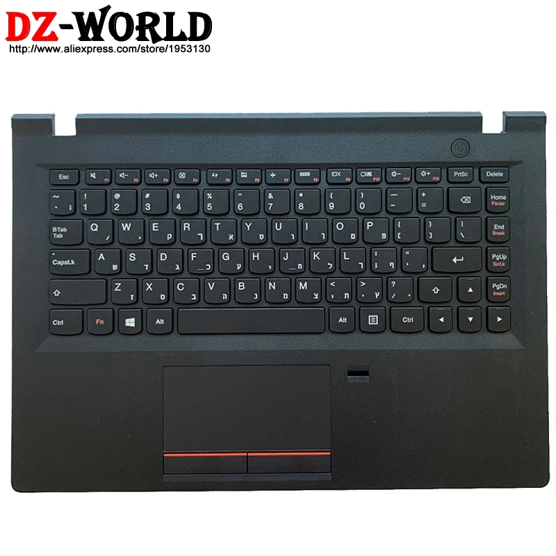 

New Original Shell C Cover Palmrest Upper Case With Hebrew Israel Keyboard Touchpad for Lenovo E31-70 E31-80 Laptop 5CB0J36085
