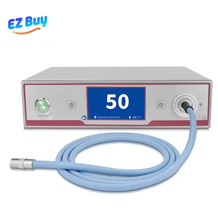 Wholesale Price 60W Button Type Medical Endoscopy Led Cold Light Source for Inspection