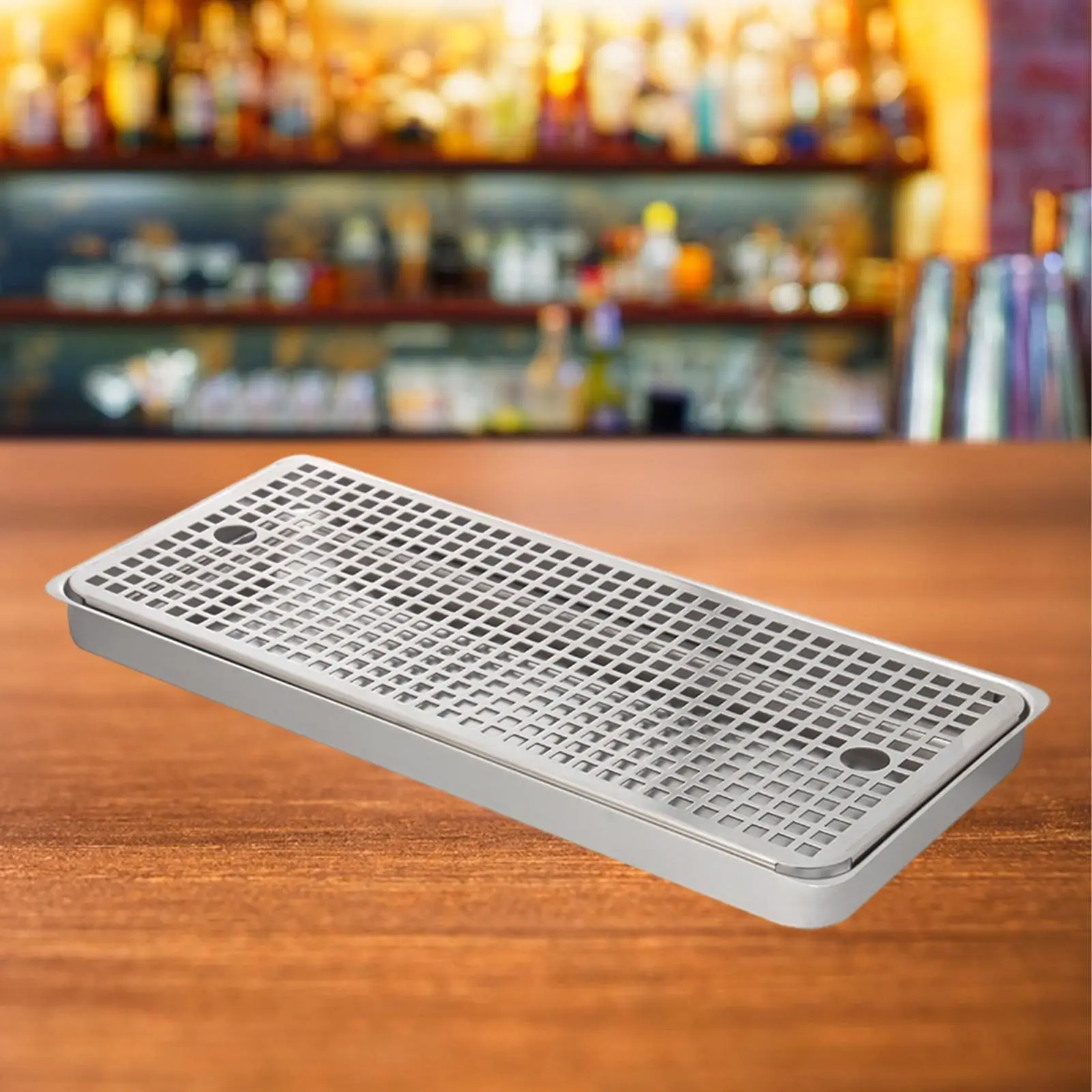 Beer Drip Tray Beverage Bar Drip Tray Water Drip Pan Rectangular Tray Beverage Serving Tray for Club Restaurant Kitchen Home Bar