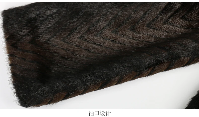 Nerazzurri Winter Extra Long Thick Warm Luxury Elegant Striped Fluffy Faux Mink Fur Coat Women Stand Collar Maxi Overcoat 2022