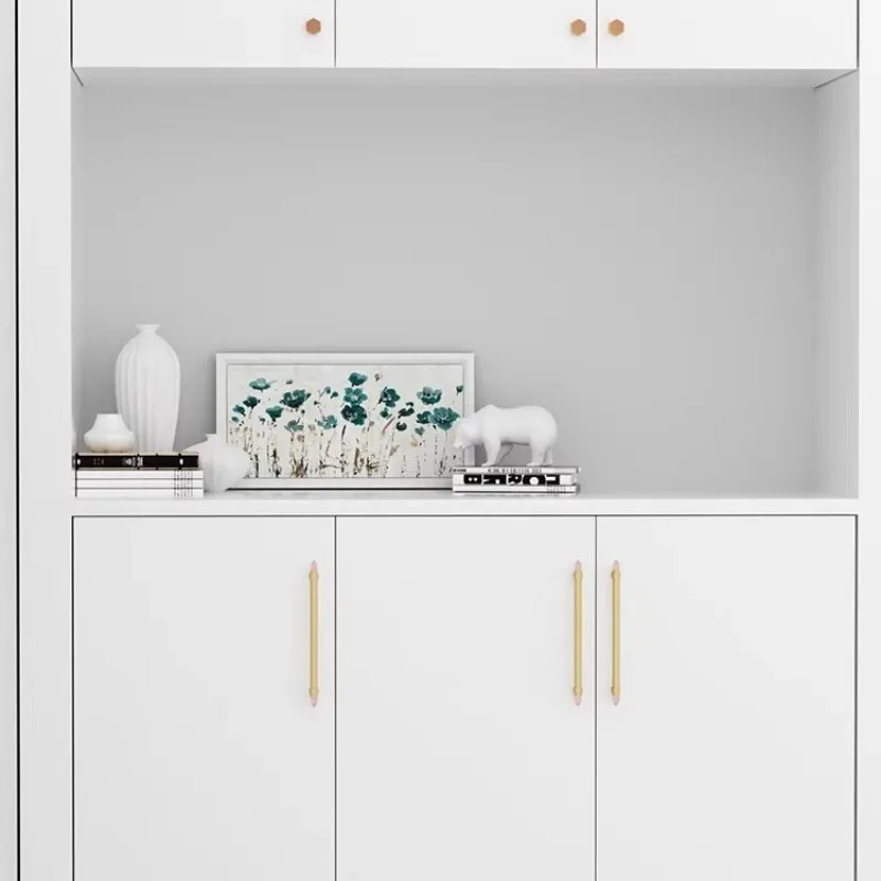 Natürlicher Kristall-Hexagon-Griff, Nordischer Schrank- und Kleiderschrankgriff, Luxuriöser Hochwertiger Reiner Messing-Küchenschubladenlängsgriff – Detail 11