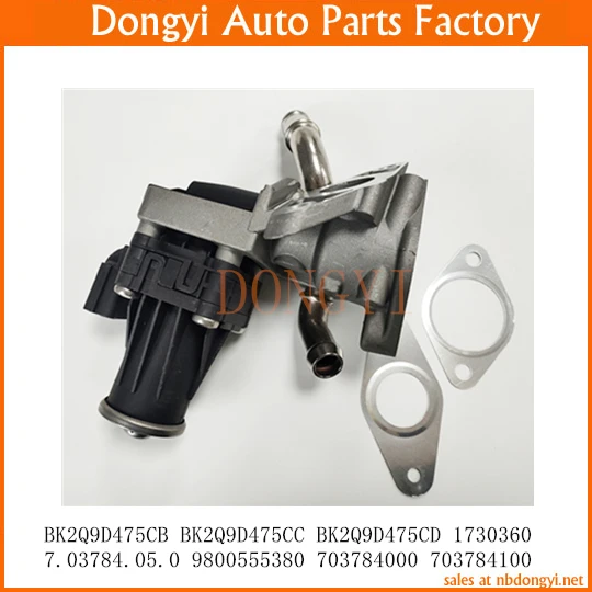 EGR Valve OE NO. BK2Q9D475CB BK2Q9D475CC BK2Q9D475CD 1730360 7.03784.05.0 9800555380 703784000 703784100 BK2Q-9D475-CB/CC/CD