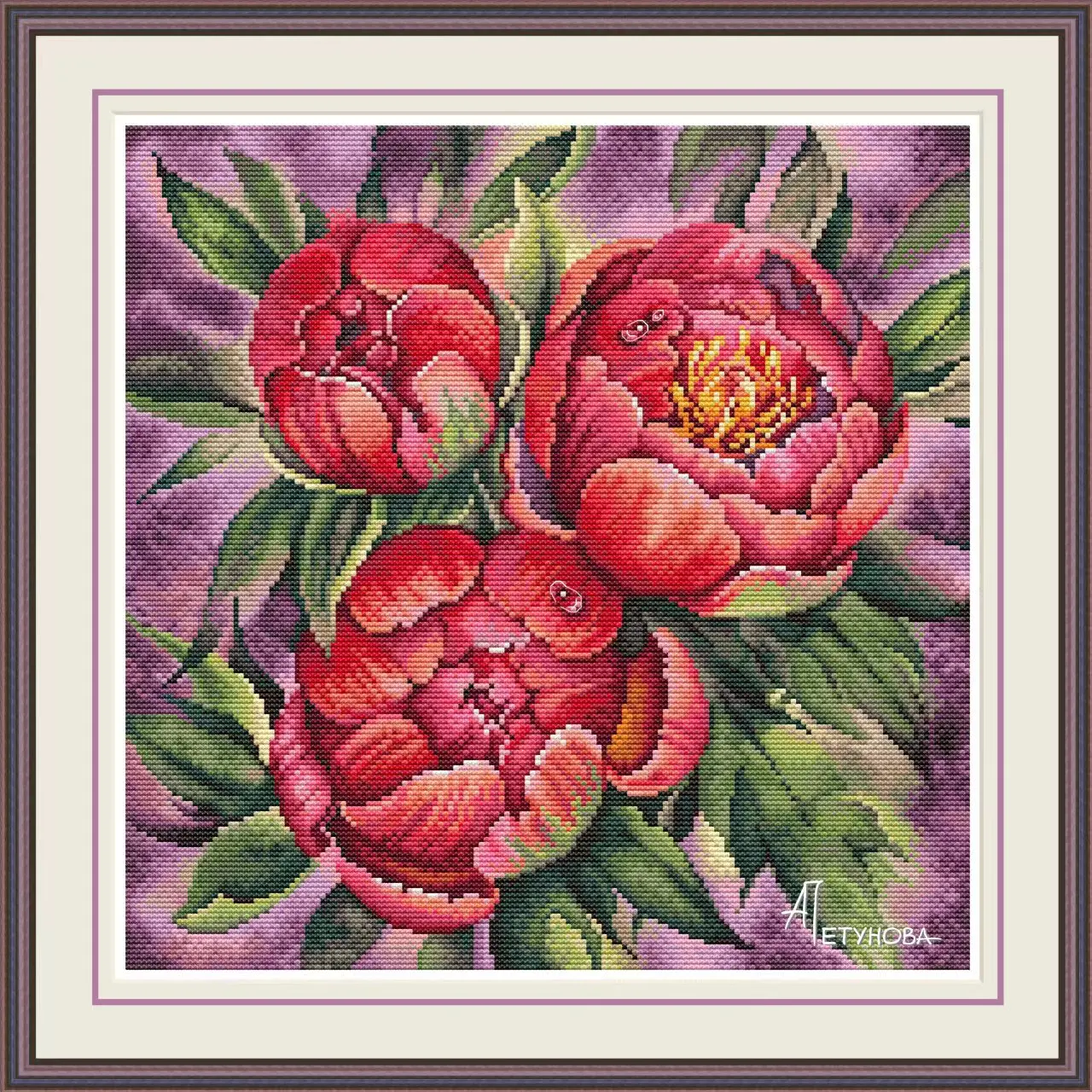 

Embroidery Threads for Embroidery Set, Cross Stitch Kits, Christmas Peony, 40-40