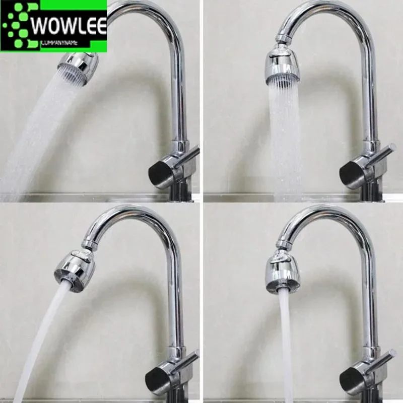 Universal Faucet 360° Adjustment Rotating Tap Filter Tip Water Bubbler Anti-Splash Economizer Supplies Optional Kitchen Gadget