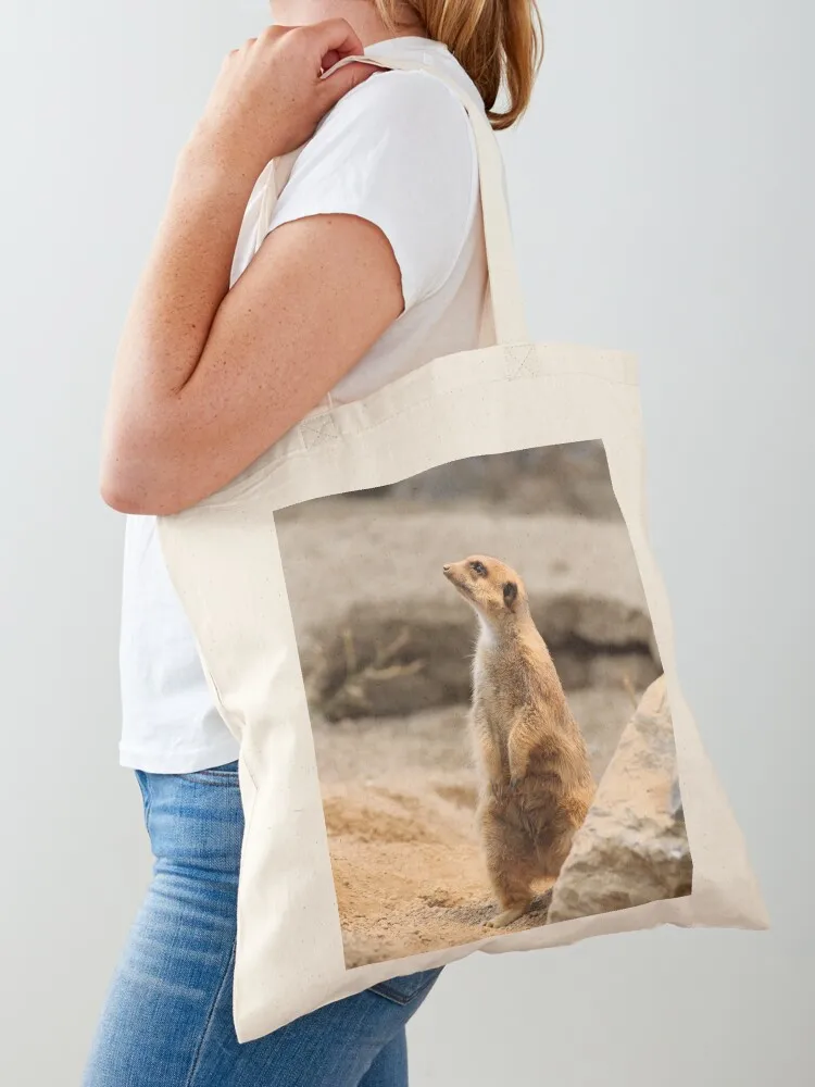 

Meerkat Erdmnnchen Tote Bag reusable grocery bags Handbags tote bags cloth bags shopping cart
