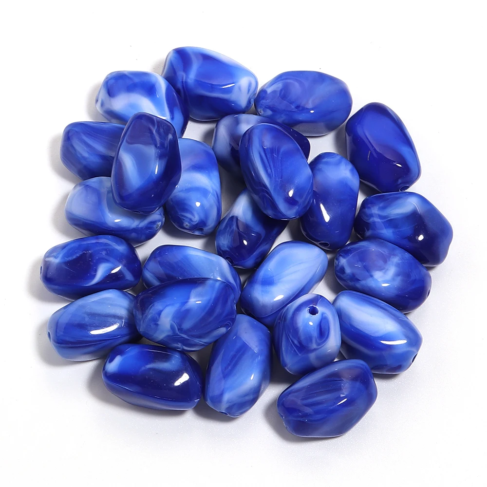 20 stks/partij Onregelmatige Acryl Kralen Tweekleurige Cloud Kralen Losse Spacer Kralen Voor Sieraden Maken DIY Ketting Armband
