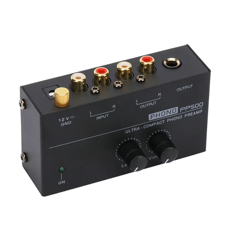 

Vinyl turntable volume control headphone preamplifier