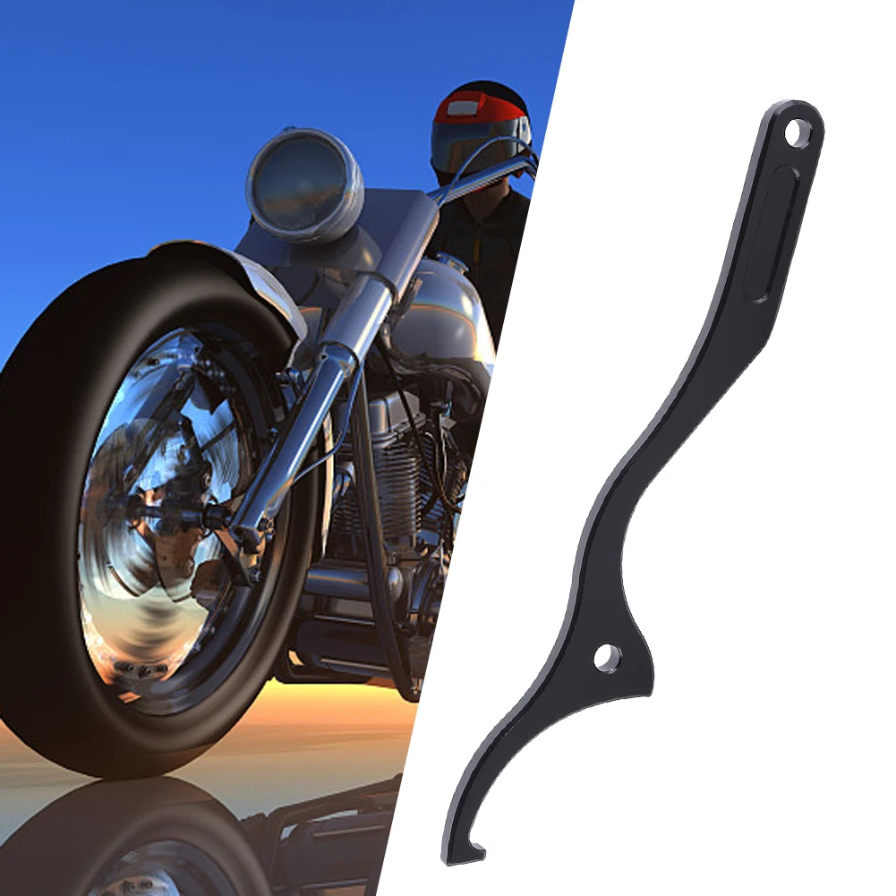 

Black Universal Shock Absorber C Spanner Wrench Aluminum Alloy for Offroad Motorcycles Rear Damper Damping Shock Tool