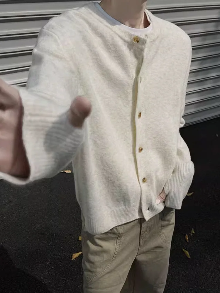 Cleanfit rotondo Ne ort maglione cardigan aperto da uomo autunno inverno Sle Lazy Faion capispalla lavorato a maglia di fascia alta