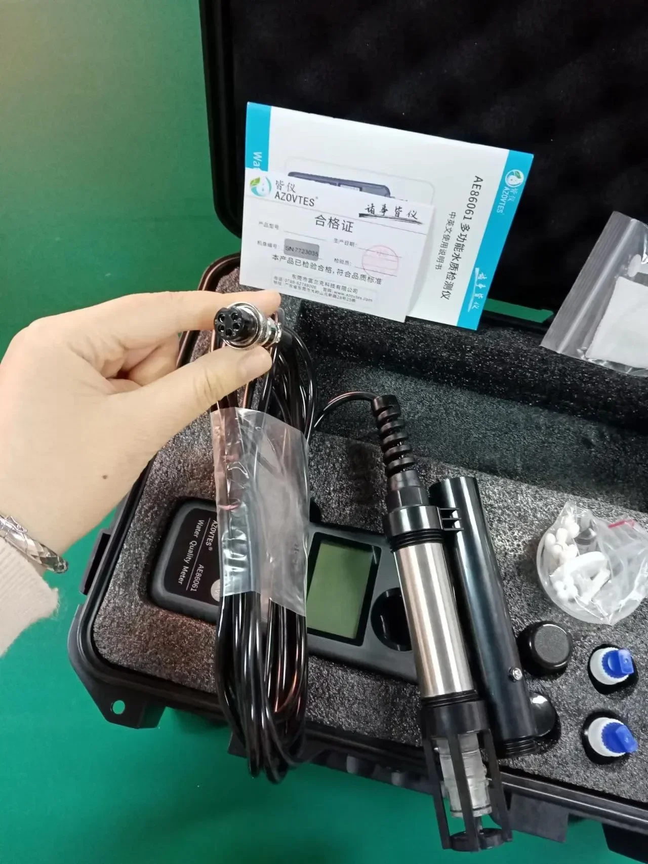 2025AE86061 5 in 1 DO PH 硝酸塩 アンモニア窒素 温度 水質計テスター