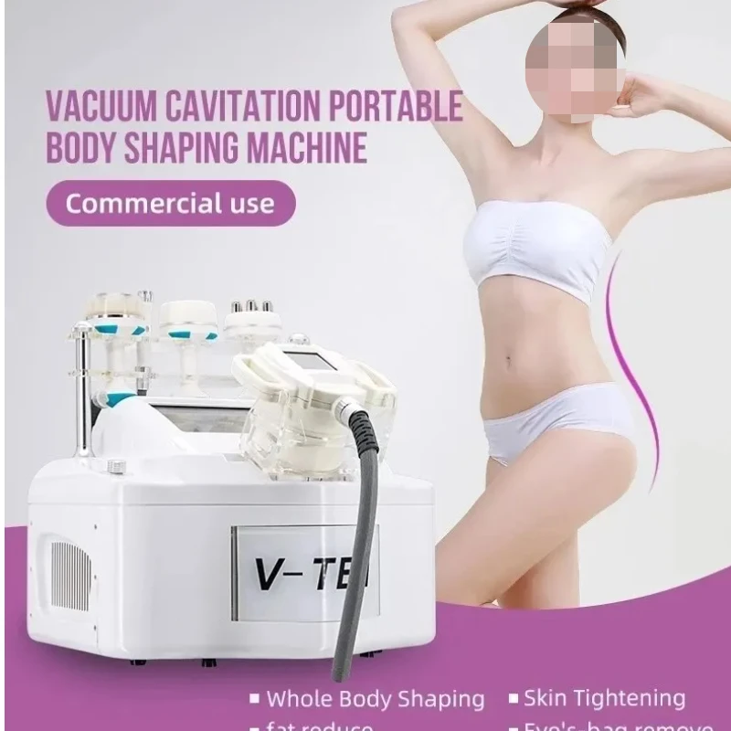 2026Professional V10 Vacuum Roller Slimming Roller System Fat Removal Weight Loss Sculpting Cavitation Vela Body Shape Machine
