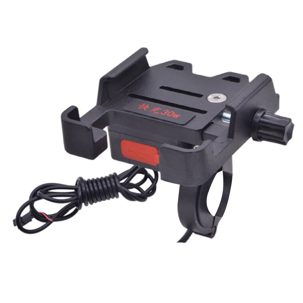 

Tool Phone Holder Indoor Outdoor 179g Set Max 30W Parts Replacement Accessories Aluminum Alloy Ebikes Motorcycle