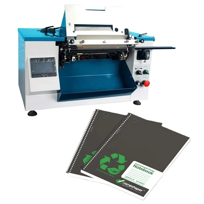 High Quality Automatic Rubber Ring Binding Machine Electric Wire Spiral Coil and Hole Punching Binding Ring Binder Machine